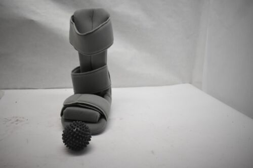 Vive Plantar Fasciitis Small Night Splint Plus Trigger Point Spike Ball Grey - Picture 7 of 9