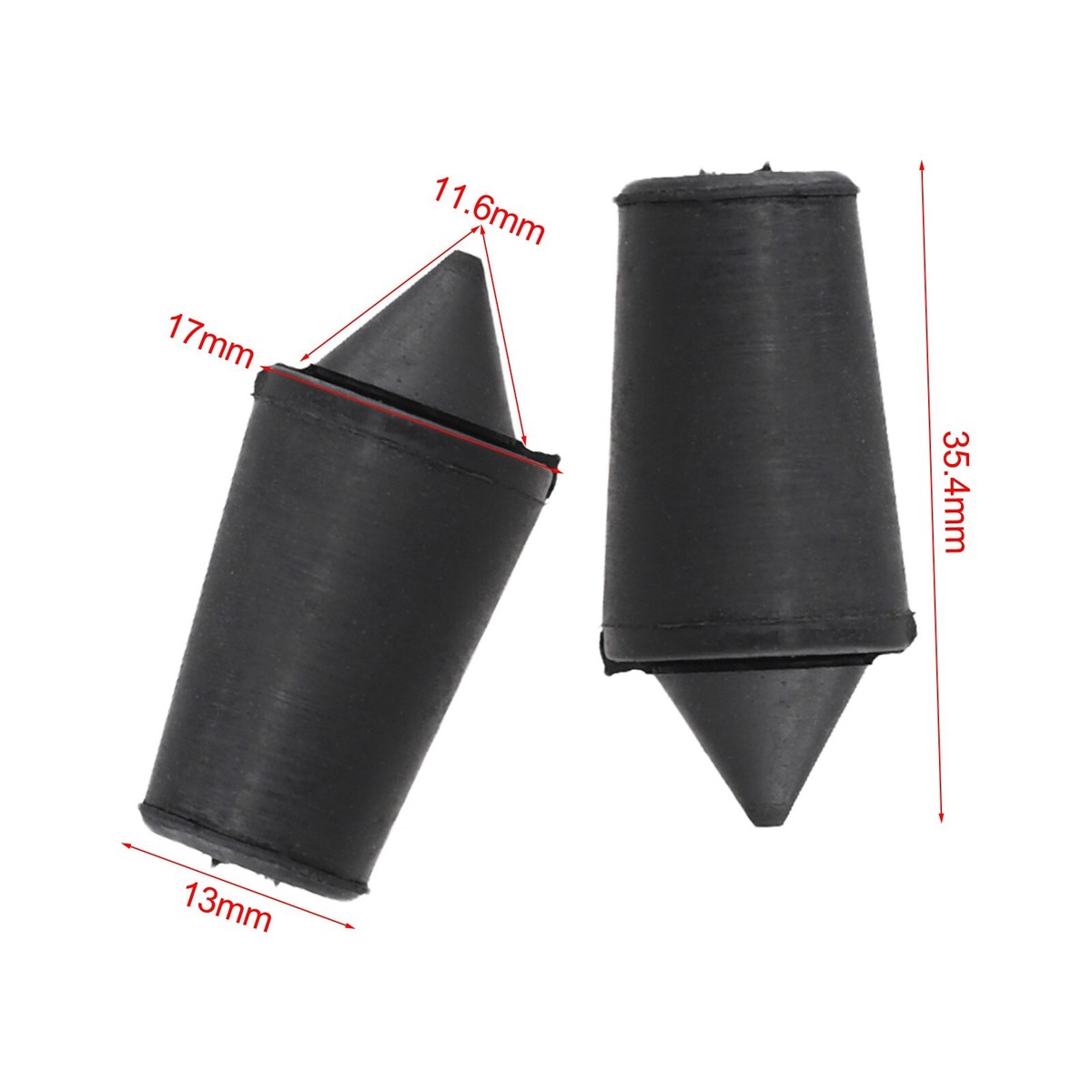 2x BACK DOOR RUBBER STOP CUSHION 90541-09108 For TOYOTA For RAV4