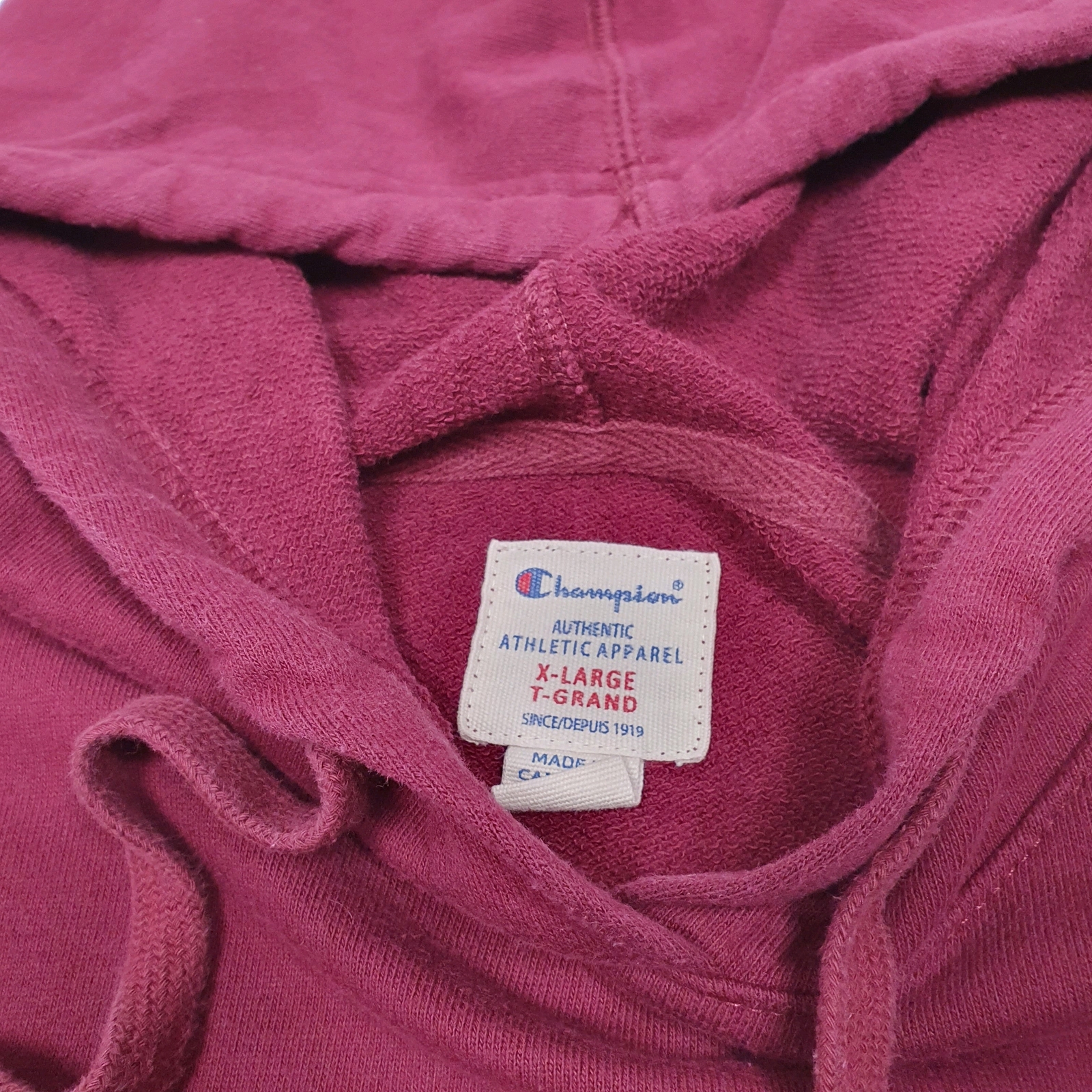 CHAMPION Hoodie Cotton Jumper Sweatshirt Womens XL image 2