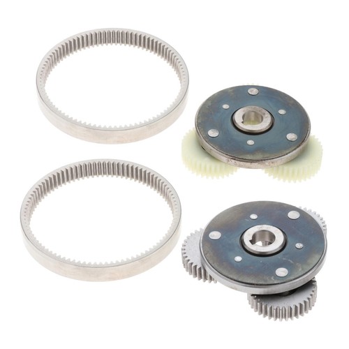 Tbest engrenages 36T avec embrayage de 70 mm Vélo électrique 36T Nylon Gears et 70mm Kit d'embrayage pour Bafang 250W 350W Mid - Auto