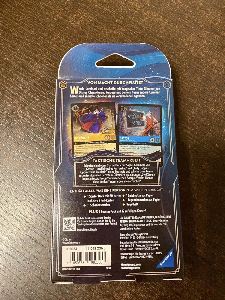 Thumbnail - Disney Lorcana - Aufstieg Der Flutgestalten Starter Deck Bernstein &