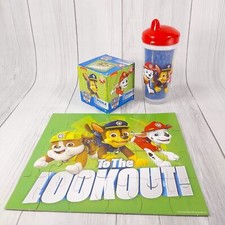 To the Lookout Paw Patrol 24 Pc Puzzle and Sippy Cup Stage 3 Set Kids Toddler