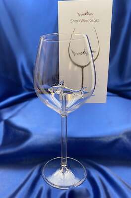 The Stemmed Shark White Wine Glass  Crystal - Featured On Delish.com,HouseBeauti