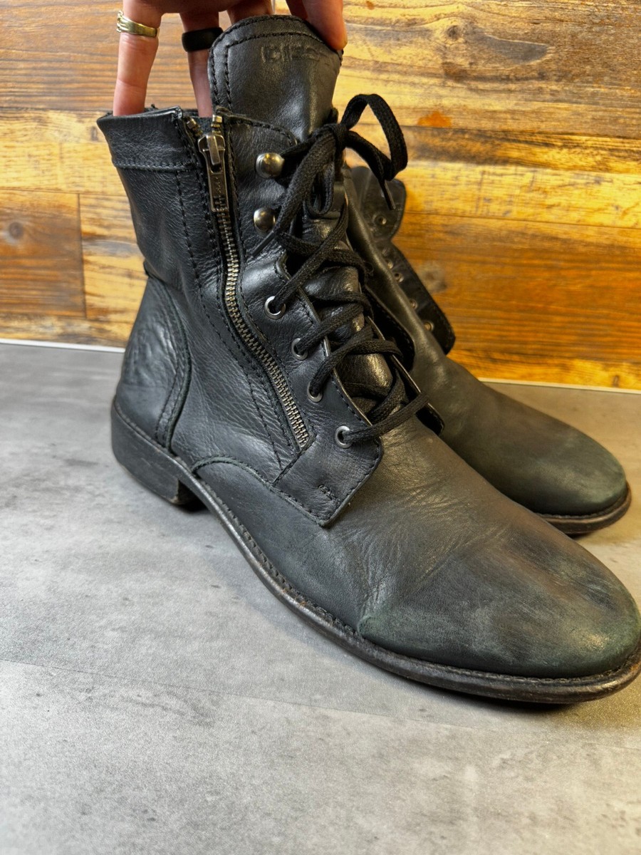 靴 DIESEL Unborn leather boots $_57.JPG?set_id=880000500F