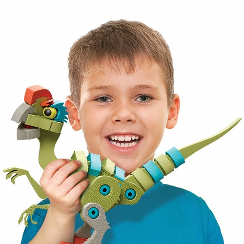 Bloco Oviraptor STEM Toy 3D Dinosaur Interlocking Foam Building Block Set - Picture 2 of 5