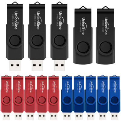 1/3/5Pack 16 32 64GB USB Flash Drives Memory Sticks Backup Storage U-Disks  LOT