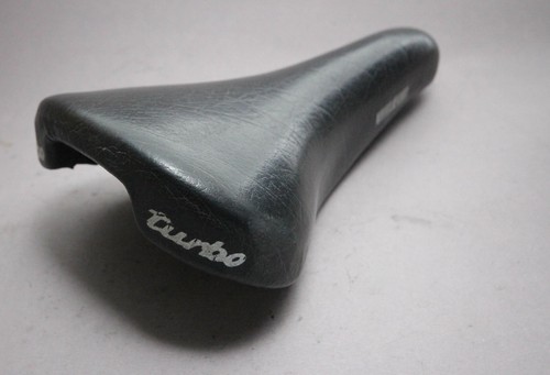 Silla de montar Selle Italia Turbo Bernard Hinault / Black / 1980s / Sillín negro - Imagen 6 de 11