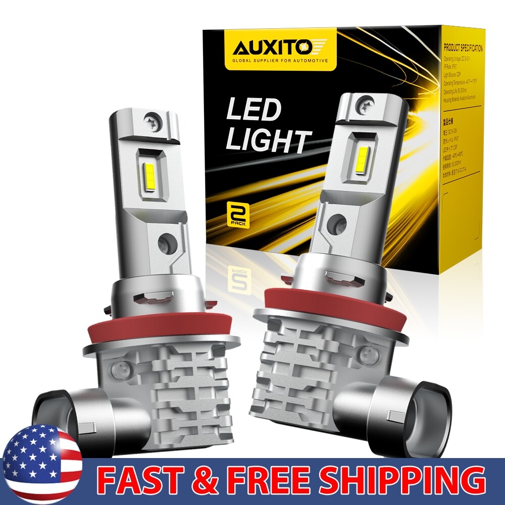 H11 White LED Fog Light Bulbs 6500K for BMW 320i 328i 335i 525i 528i 535i xDrive