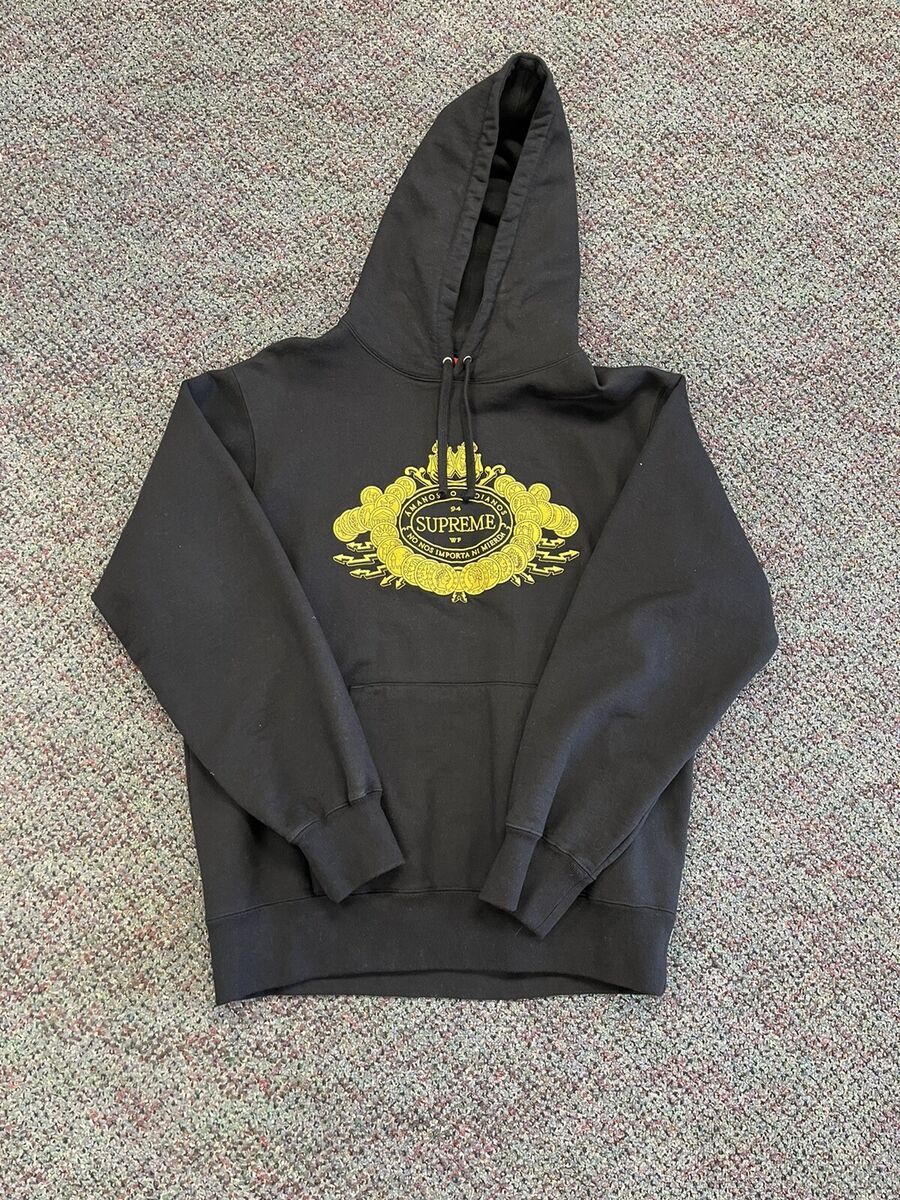 supreme love or hate hoodie size large vintage vtg authentic supreme love or hate hoodie size large vintage vtg authentic