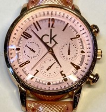 Calvin Klein Women s Timeless Multifunction Stainless Steel Watch Pink Rose Gold