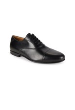 New Salvatore Ferragamo Men Gillo Mvit Leather Oxford Shoes Black 7 7.5 8 8.5 12