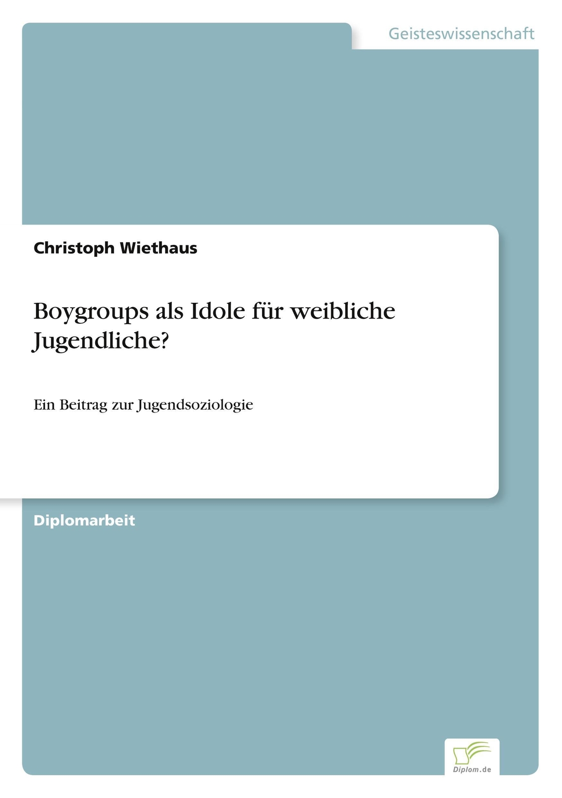 Thumbnail - Boygroups Als Idole Für Weibliche Jugendliche? | Christoph Wiethaus |