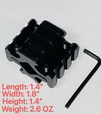 Universal 20mm Picatinny Weaver Barrel Base Mount