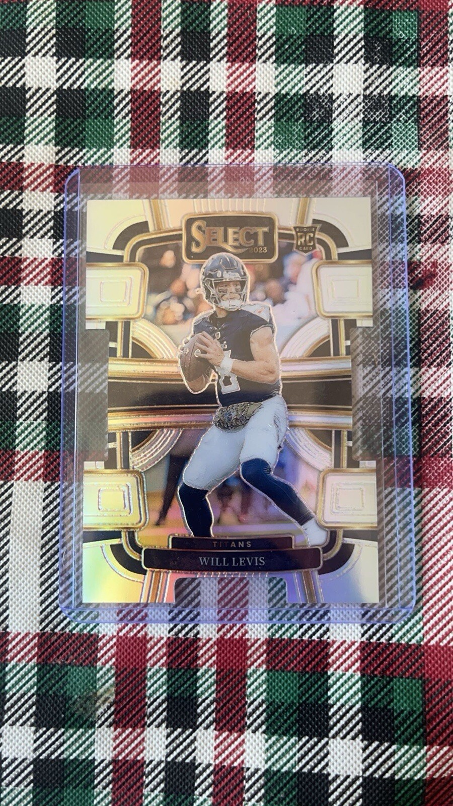 2023 Panini Select - Concourse Silver Prizm Die-Cut #96 Will Levis (RC)