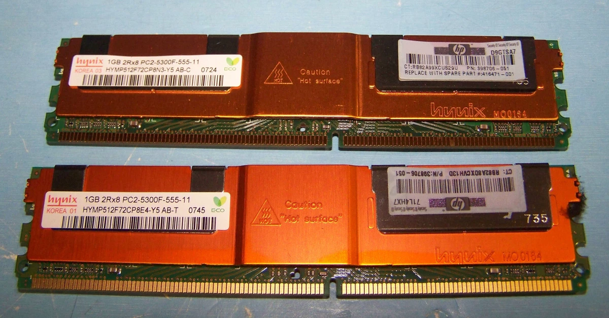 Preços baixos em Hynix PC2-5300 DDR2-667 1 GB de memória (RAM