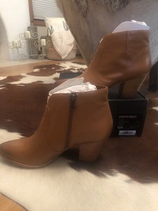 frye jennifer bootie cognac