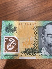Australia $100 First Prefix AA10 Stevens/Henry Banknote