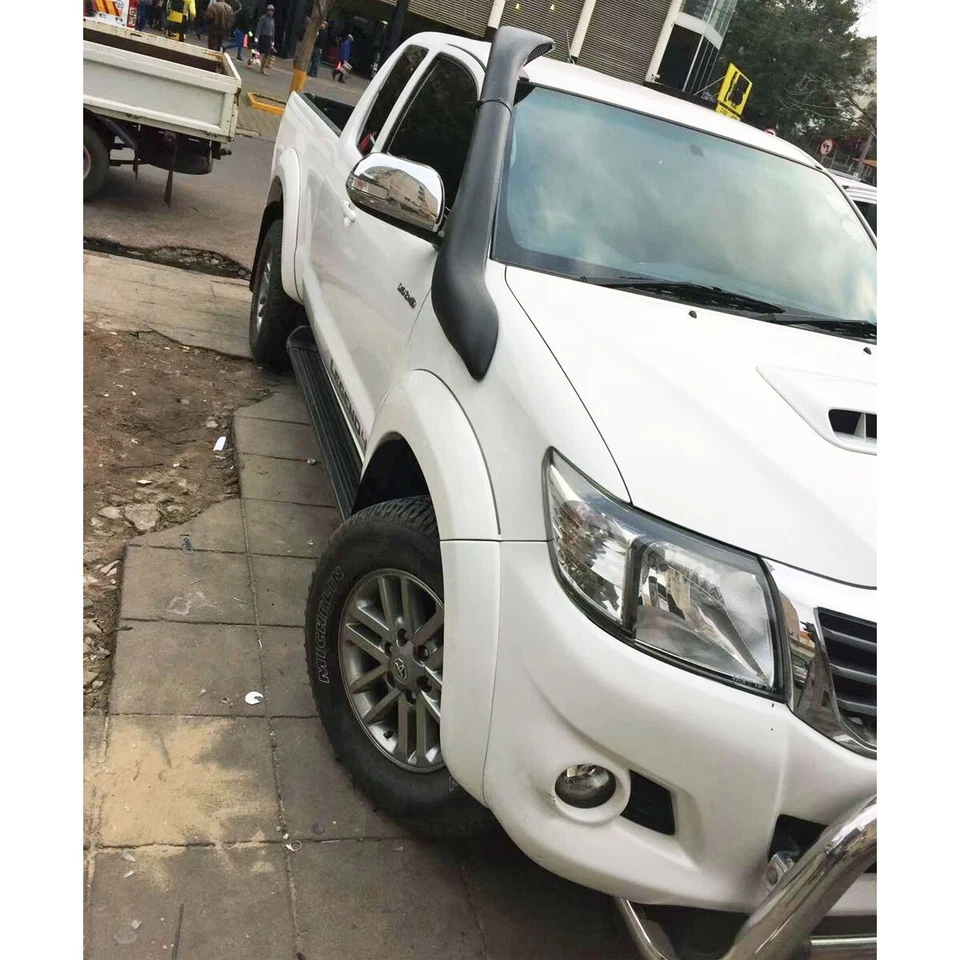 Kit de snorkel de vehículo para camioneta Toyota Hilux KUN26 3,0 L 4,0 L 2005-2014 cabezal de cuña Foto 4 de 4