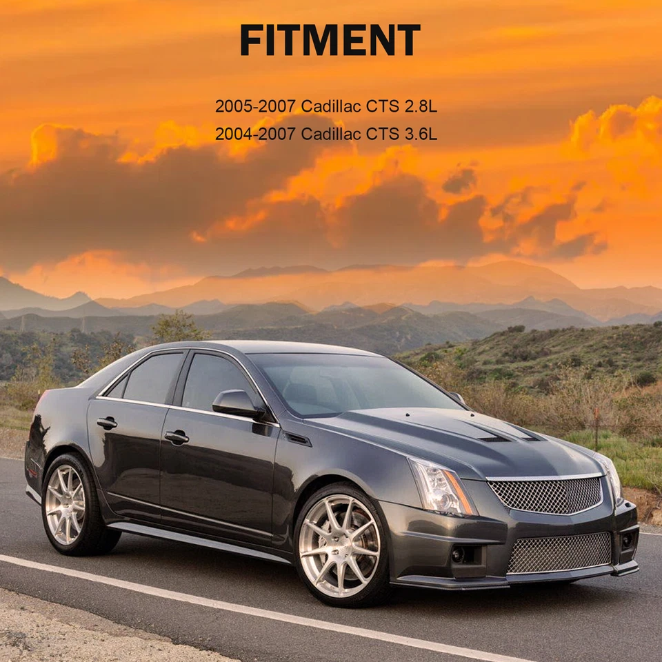 Compresor de aire acondicionado con embrague para Cadillac CTS 2005-2007 2,8 L 3,6 L Foto 3 de 4