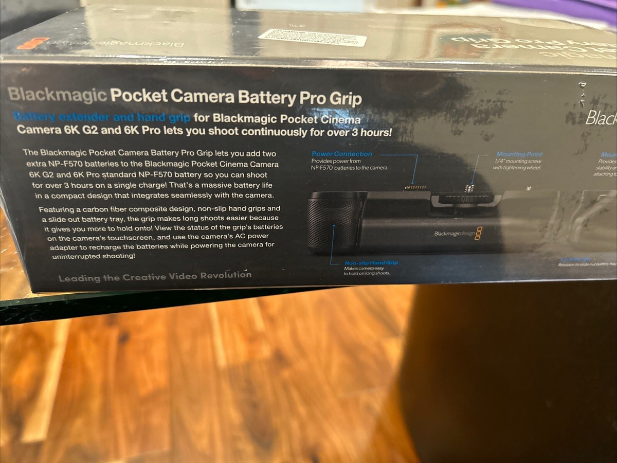 Blackmagic Design Pocket Cinema Camera Battery Pro Grip