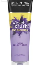 John Frieda Violet Crush For Blondes Purple Conditioner for Blonde Hair ~ 8.3 oz