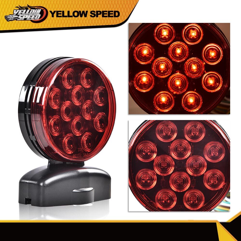 LED Towing Light 12v Tow Trailer Lights Brake Tail Signal 12