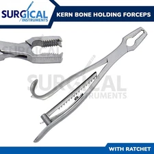 KERN Bone Holding Forceps 13" with Ratchet - Orthopedic Surgical German Grade