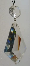 50 1990's Czech. Cut Lead Glass Thick Prisms, Chandelier, Suncatchers, Artist.
