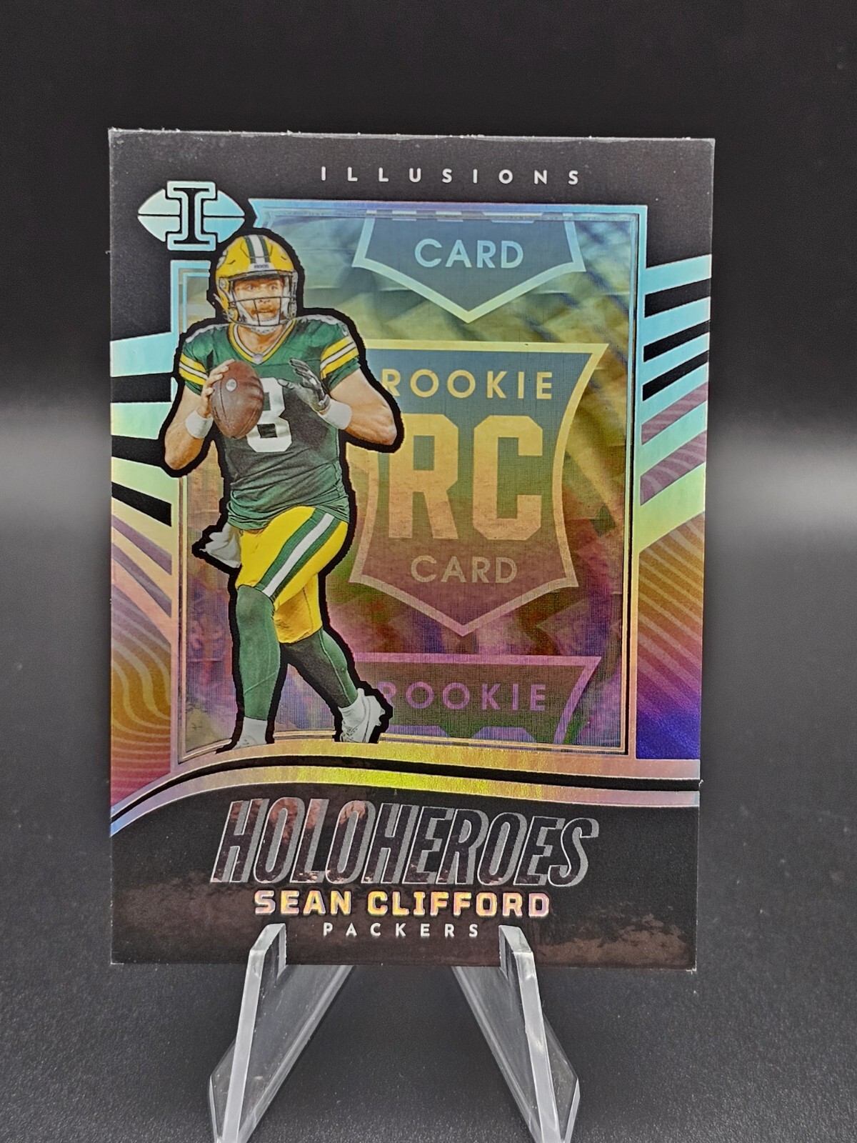 Sean Clifford Panini Illusions Holoheroes Rookie #28 Base
