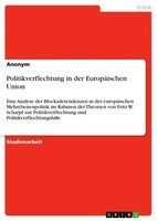Politikverflechtung In Der EuropäIschen Union (Buch)
