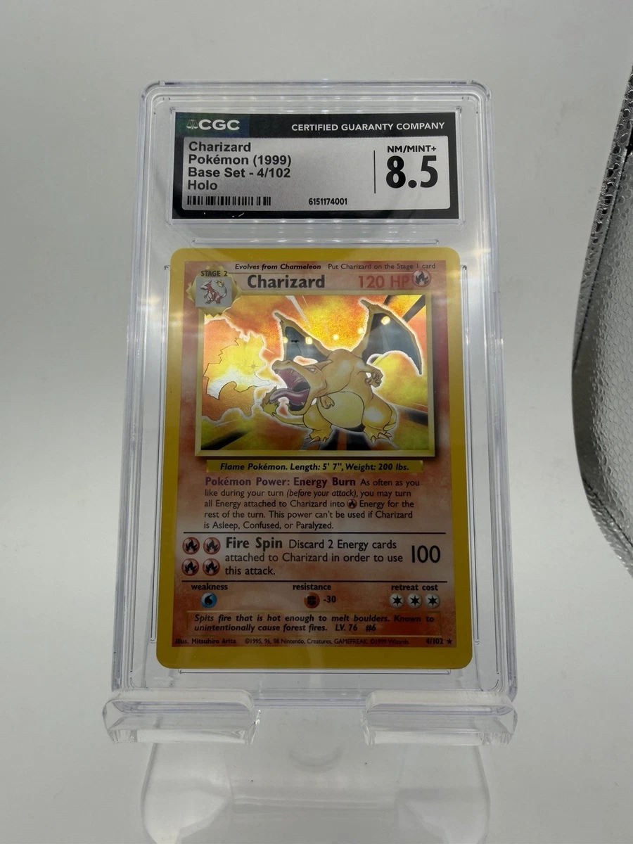Pokmon TCG Base Set Charizard 8.5 Graded Individual Collectible Card Game  Cards for sale | eBay
