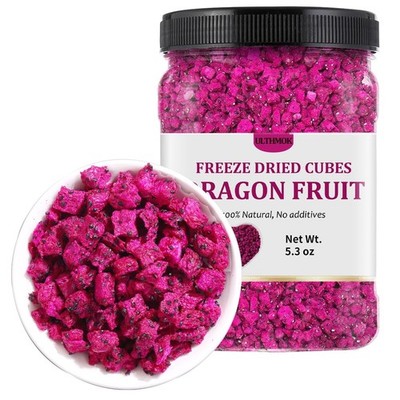 Premium Freeze Dried Dragon Fruit 5.3OZ/150g, Made 10.21 x 9.91 x 12.09 cm