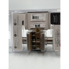 Kwikset Hollis Satin Nickel Interior Passage Door Lever Square 92001-665
