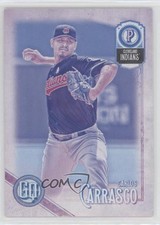 2018 Topps Gypsy Queen Missing Black Plate Carlos Carrasco #285 n1u