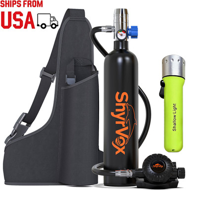 1L Lightweight Scuba Tank,Lung Tank,3000 PSI Diving Tank for Pool Training