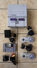 Super Nintendo SNES Console Bundle w 2 Controllers & Madden 94 SNS-001 FREE SHIP