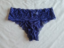 Fredericks Of Hollywood Ashlyn Cheeky Lace Royal Blue Panties NWT Sz Large