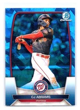 2023 Bowman Chrome Sapphire Edition #74 CJ Abrams