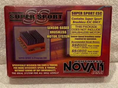NOVAK Electronics - Super Sport Electronic Speed Control - Item #3205 - NEW - Image 1 of 4
