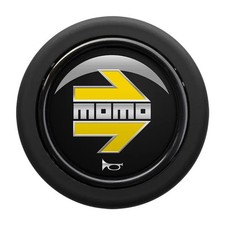 Momo Italy Steering Wheel Horn Button Off Sliver With Arrow Momo Italy Steering Wheel Horn Button Off Sliver With Arrow