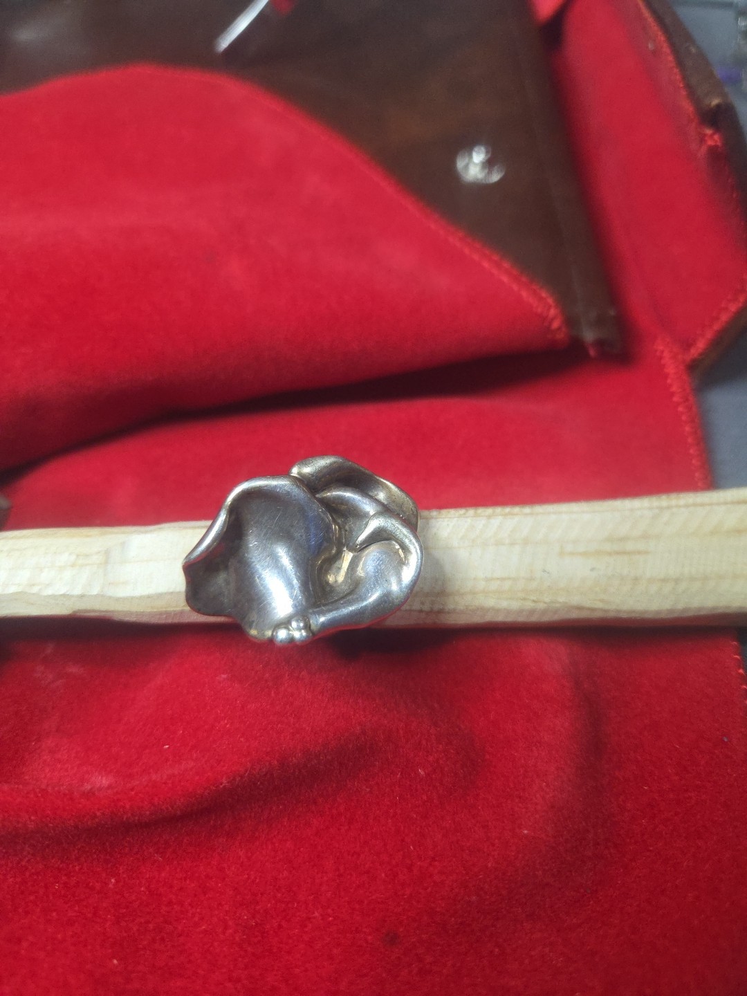 925 Silver Rose Ring - image 1