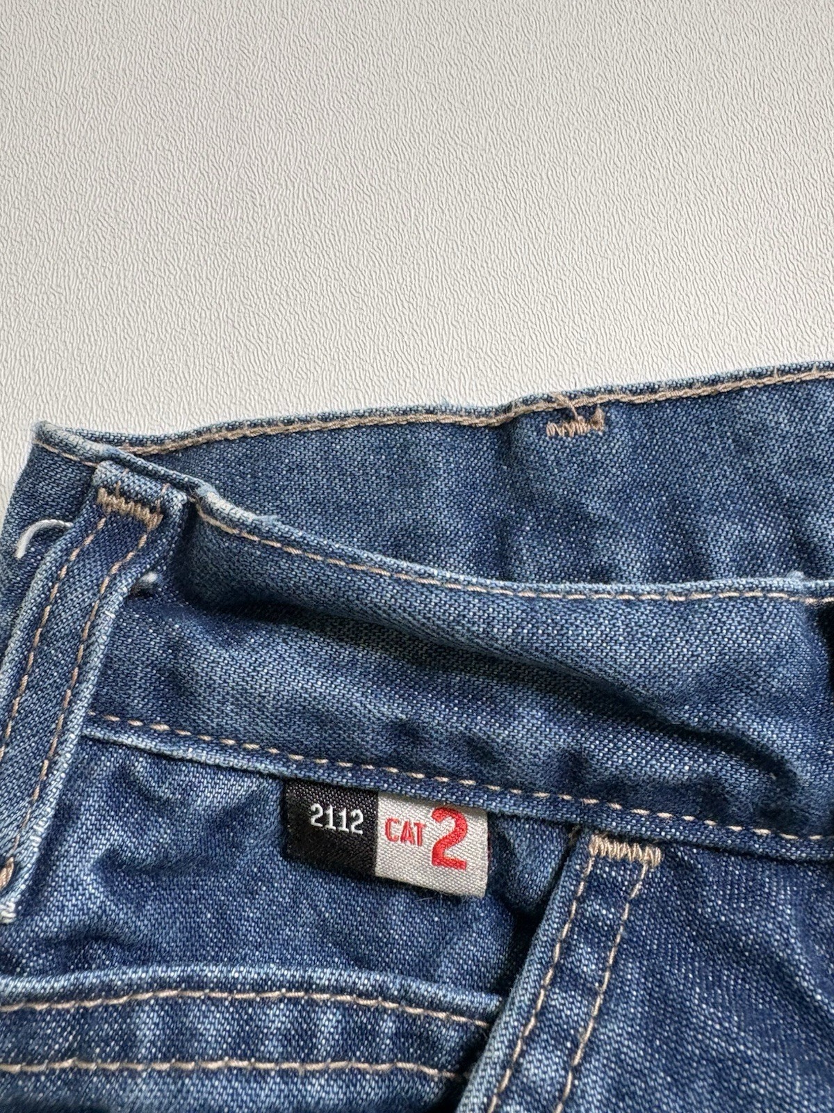 Carhartt FR Flame Resistant Carpenter Blue Demin Work Pants Jeans Mens 36x30 thumbnail 3