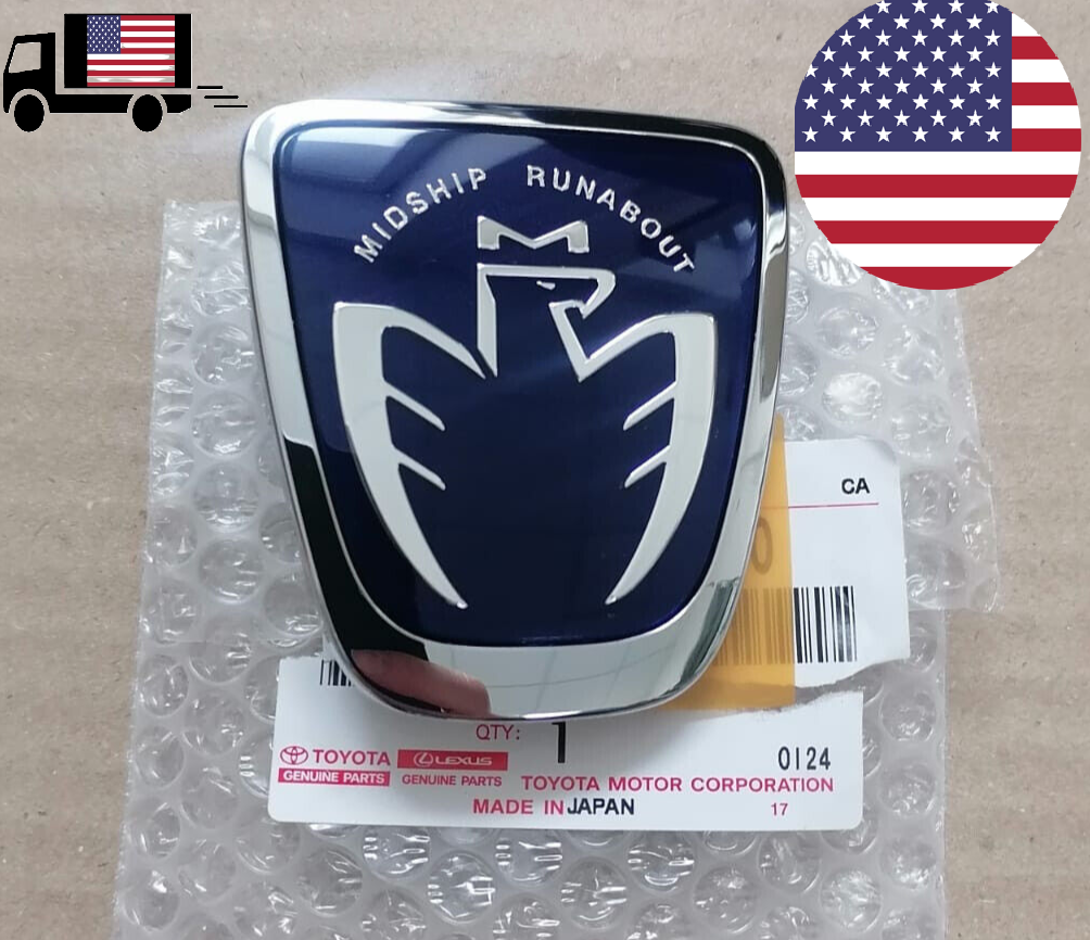 For Toyota MR2 Spyder MR-S Midship Runabout Blue Front Emblem