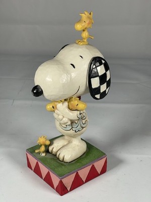 Jim Shore Peanuts Snoopy Woodstock & Friends  Love Is A Beagle Hug  4043614