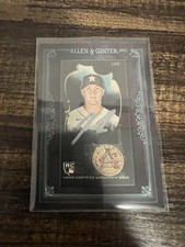 2023 Topps Allen Ginter Korey Lee Black Frame Mini RC Rookie Auto Silver #1/10