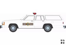 1/64 1988 Ford LTD Crown Victoria Police Wagon Hot Pursuit Series 46