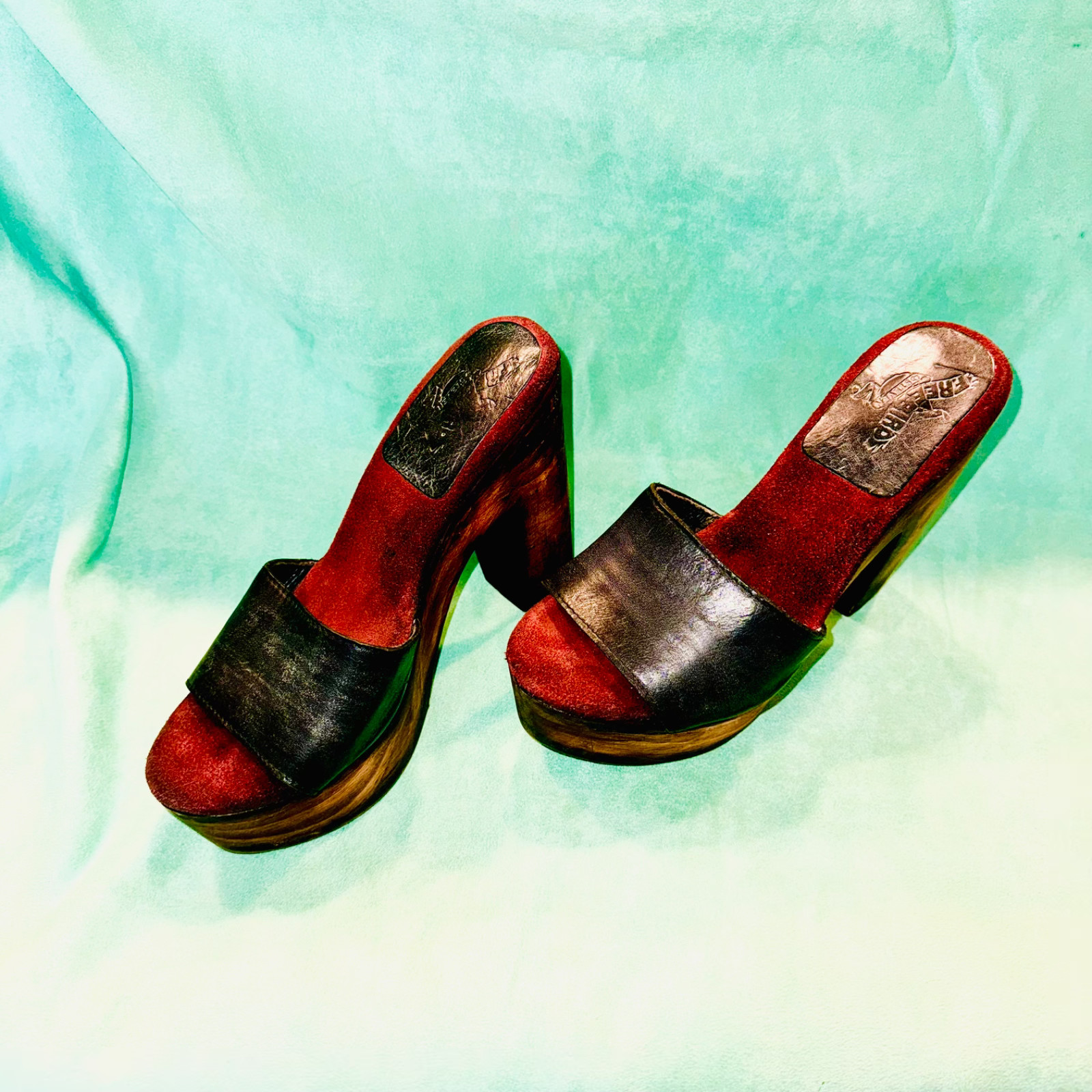 FREEBIRD BLOCK HEELS SANDALS 7.5 - image 1