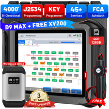 XTOOL D9 MAX + XV200 Auto Diagnostic Tool J25...