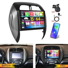 Autoradio Für Toyota RAV4 2003-2005 Carplay Android 15.0 GPS Navi WIFI BT KAMERA