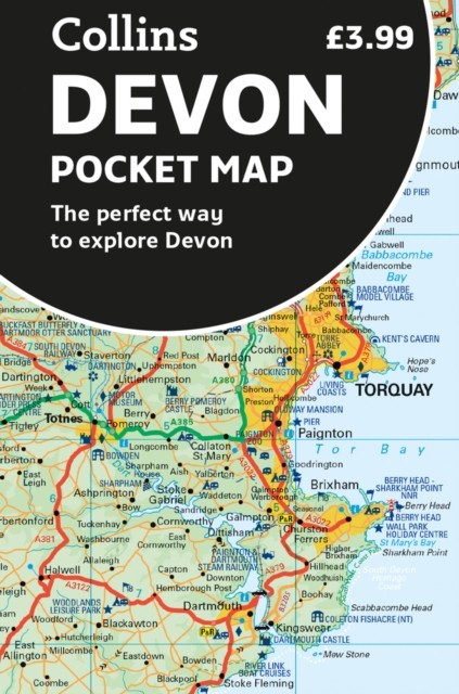 Devon Pocket Map by Collins Maps (Sheet map, folded)